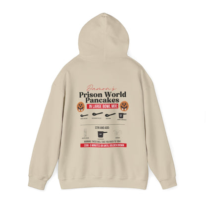 Damon Prison World Pancakes Hoodie