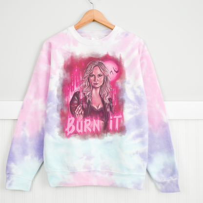 Caroline Forbes Sweatshirt, Burn it, TVD crewneck, Tvd gift