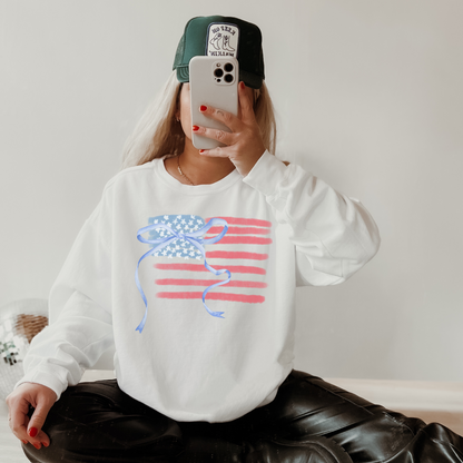 Coquette Flag Crewneck