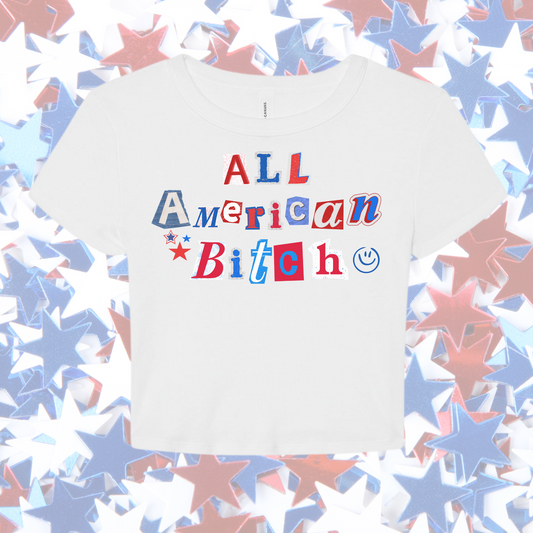 All American Bitch Baby Tee