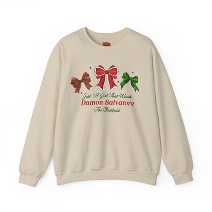 Just A girl Xmas Edition Crewneck