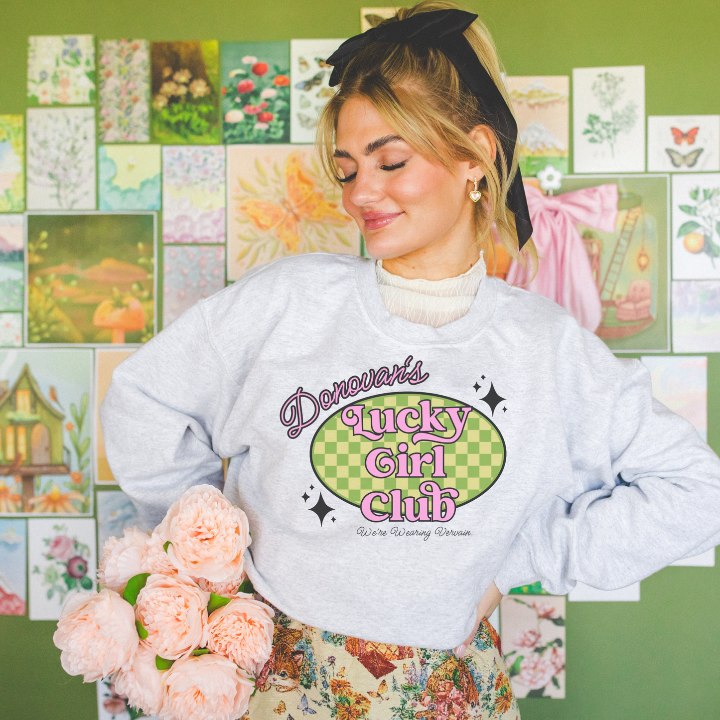 Donovan's Lucky Girl Club Crewneck