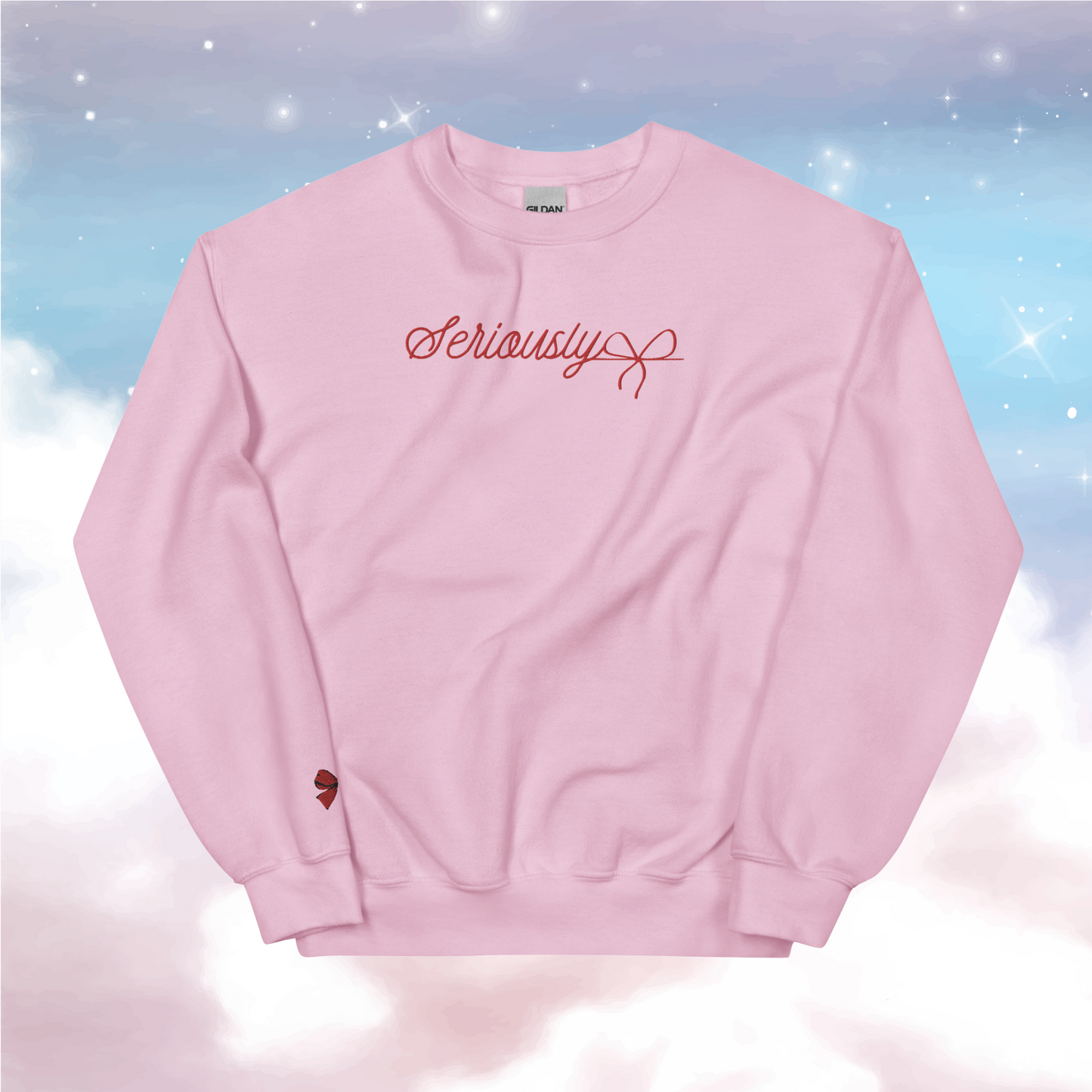 Seriously Embroidered Crewneck