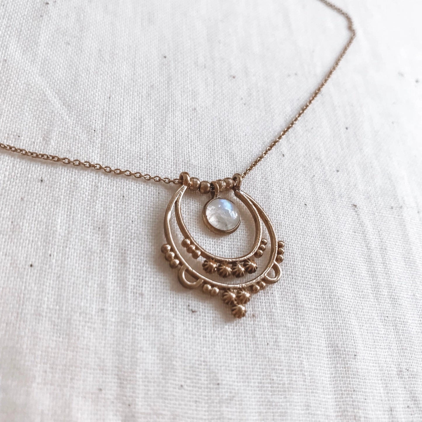 Katherine Pierce Moonstone Necklace