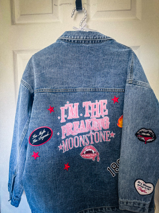 Moonstone Oversized Denim Jacket (DIY)