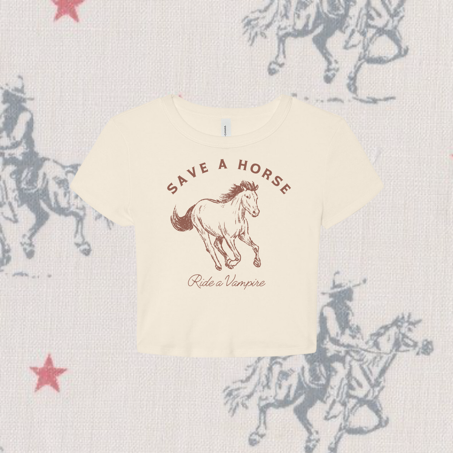 Save a Horse Ride a Vampire Baby Tee