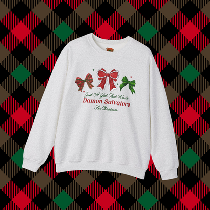 Just A girl Xmas Edition Crewneck