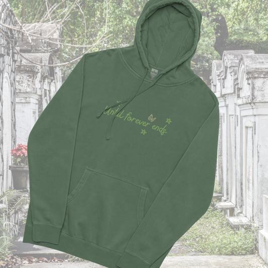 Until Forever Ends Embroidered Hoodie