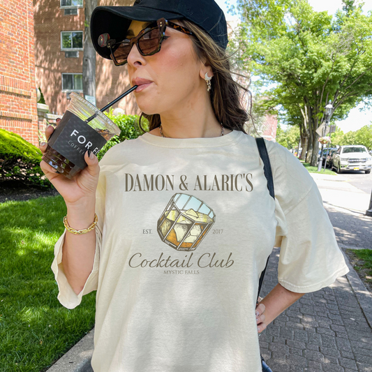 Damon & Alaric's Cocktail Club Shirt
