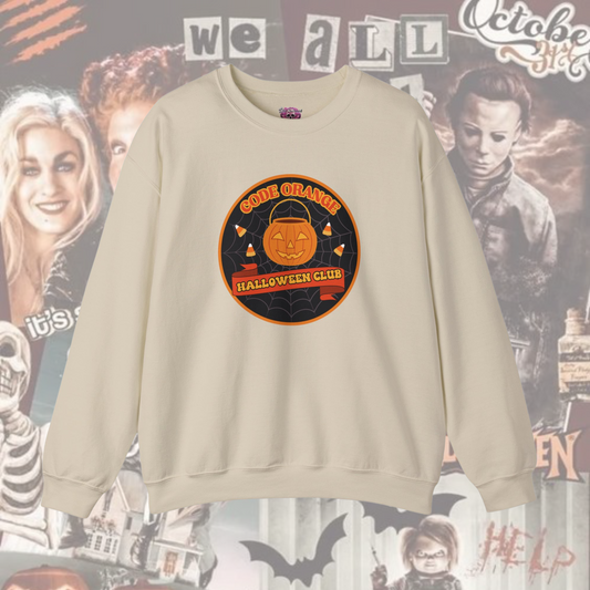 Code Orange Halloween Club Crewneck