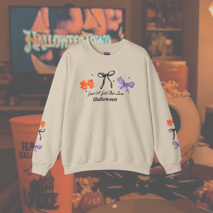 Just a Girl That Loves Halloween Crewneck