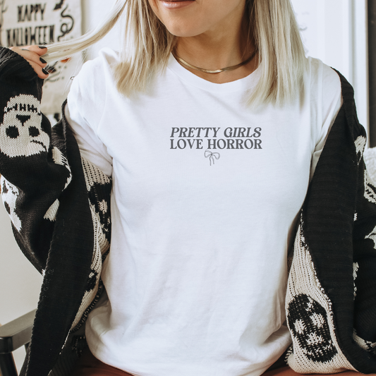 Pretty Girls Love Horror Shirt