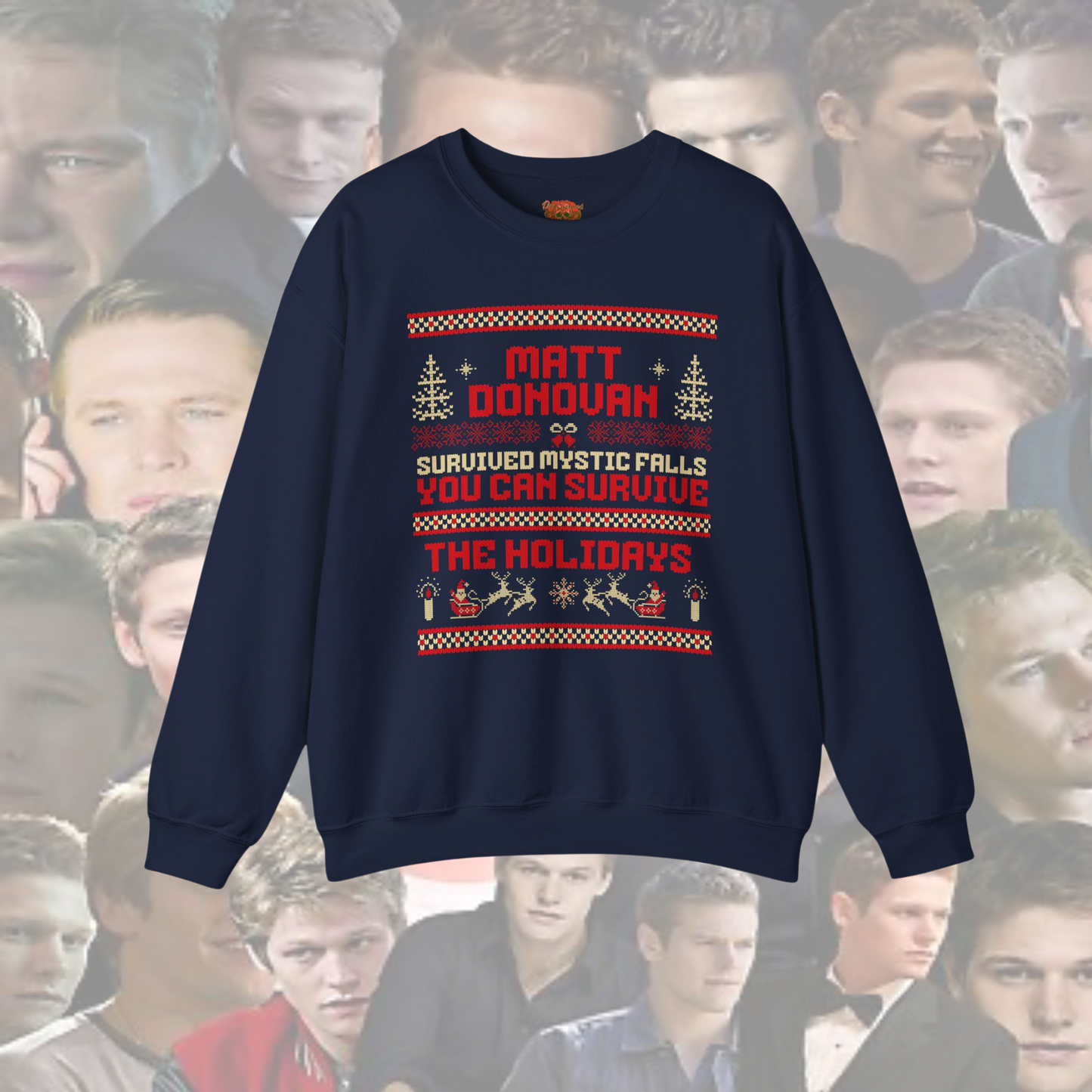 Matt Donovan Surived The Holidays Crewneck