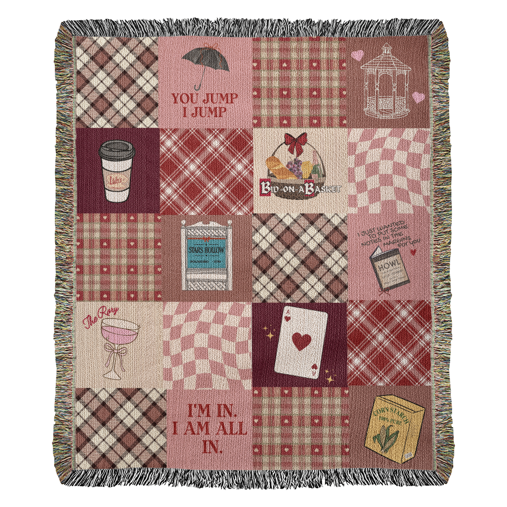 Stars Hollow Love Woven Blanket