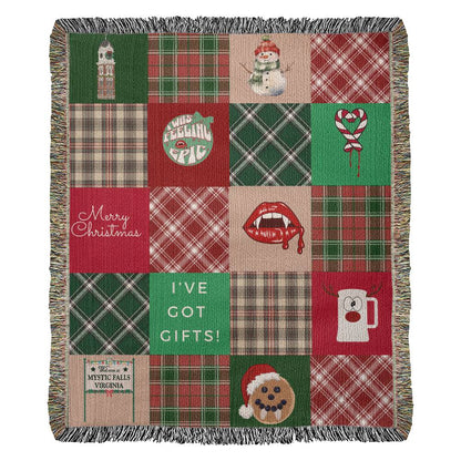 Mystic Falls Xmas Woven Blanket (Limited)