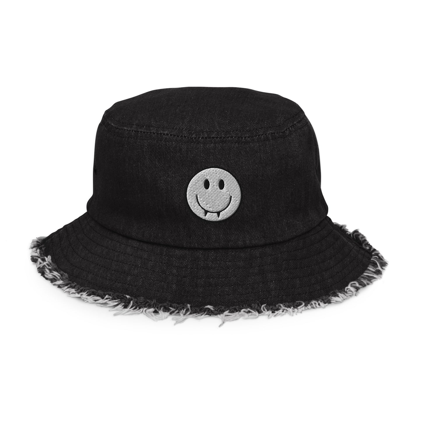 TVD Distressed denim bucket hat