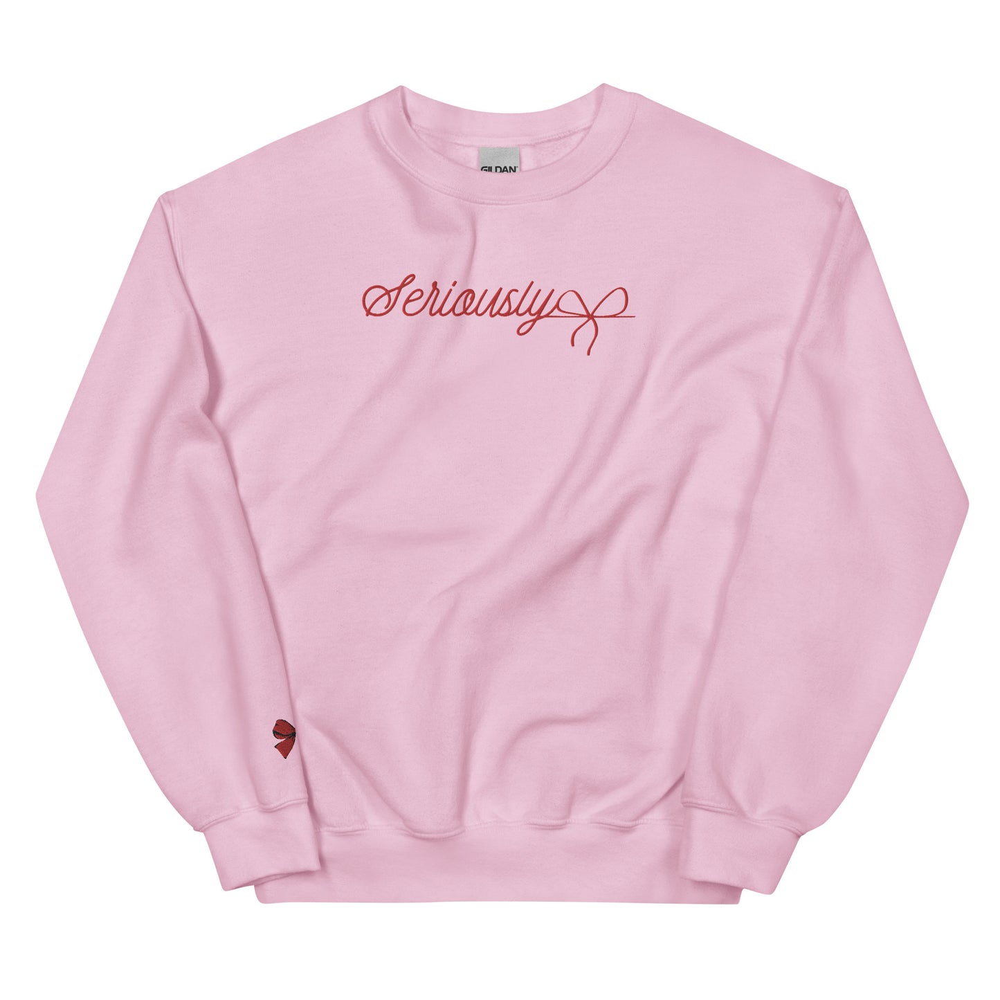 Seriously Embroidered Crewneck