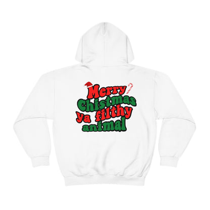 Christmas Hoodie, Merry Christmas ya filthy animal, Home Alone sweatshirt, Funny Christmas Hoodie, Xmas gift