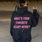 Scream ghostface you hang up halloween hoodie