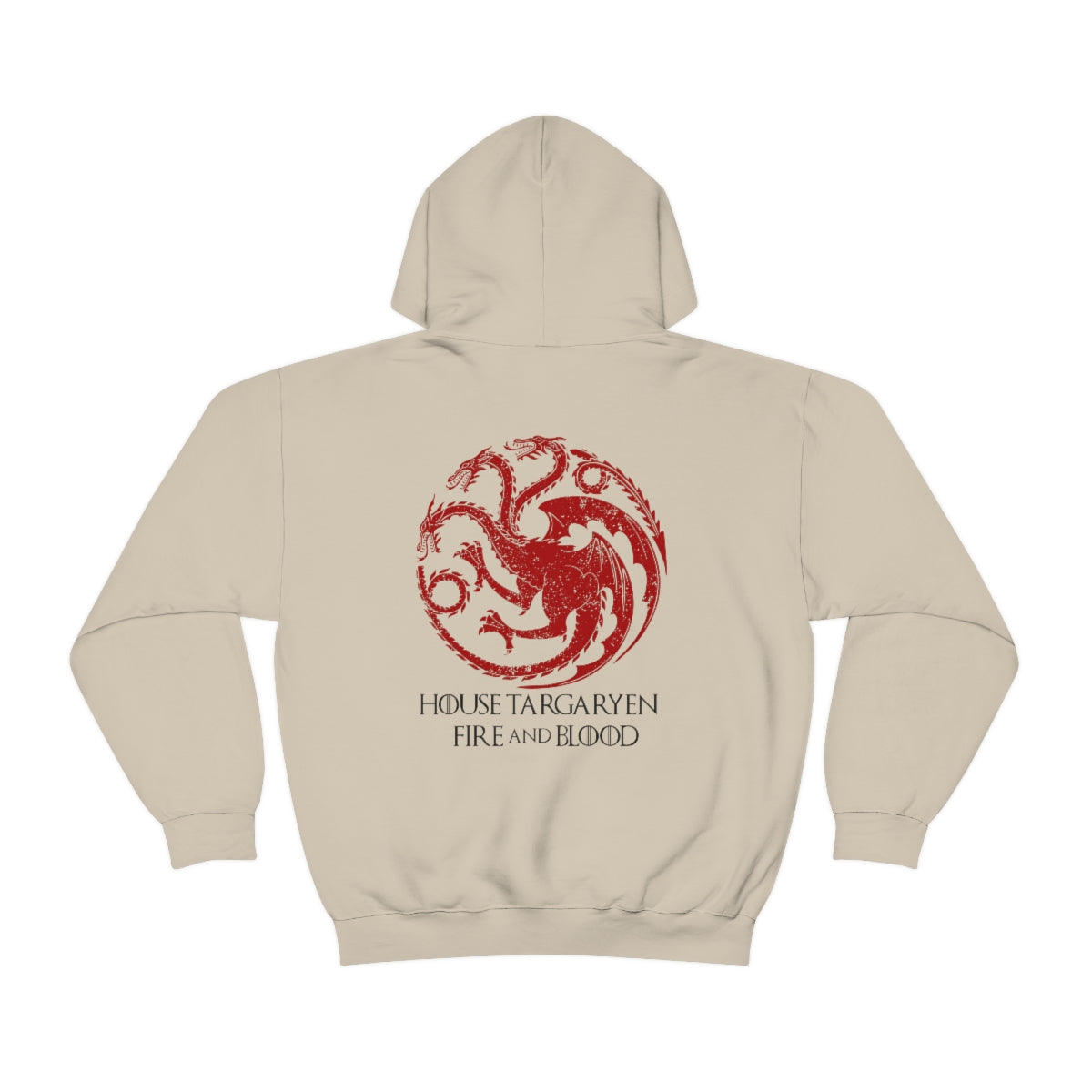House Targaryen Fire & Blood Hoodie,  House of Dragons Sweatshirt, Gift for GOT fans, HOD fan hoodie