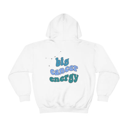 Big Cancer energy Hoodie, Cancer Sweatshirt, Astrology lover gift, Zodiac sweatshirt, Xmas gift for Cancer, Astrology