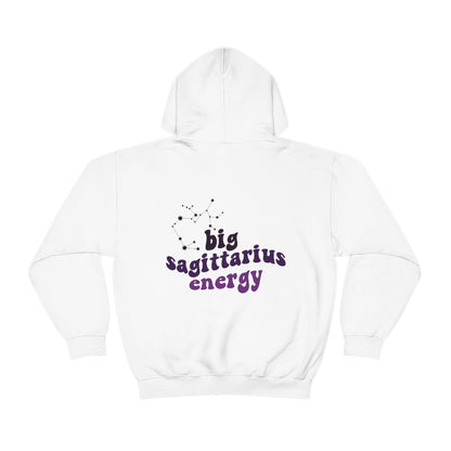 Big Sagittarius Energy Hoodie, Sagittarius Sweatshirt, Astrology lover gift, Zodiac sweatshirt, Xmas gift for Sagittarius, Astrology hoodie