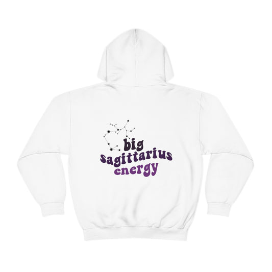 Big Sagittarius Energy Hoodie, Sagittarius Sweatshirt, Astrology lover gift, Zodiac sweatshirt, Xmas gift for Sagittarius, Astrology hoodie