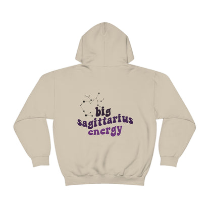 Big Sagittarius Energy Hoodie, Sagittarius Sweatshirt, Astrology lover gift, Zodiac sweatshirt, Xmas gift for Sagittarius, Astrology hoodie