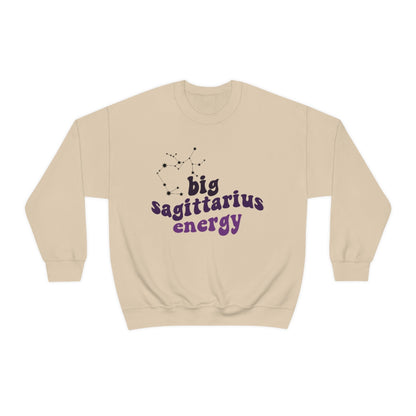 Sagittarius Sweatshirt, Big Sagittarius Energy Sweatshirt, Gift for Sagittarius, Astrology lover sweatshirt, Gift for Astrology Lover