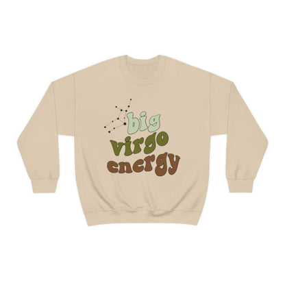 Virgo Sweatshirt, Big Virgo Energy Sweatshirt, Gift for Virgo Astrology lover sweatshirt, Gift for Astrology Lover