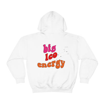 Big Leo energy Hoodie,  Leo Sweatshirt, Astrology lover gift, Zodiac sweatshirt, Xmas gift for Leo , Astrology gift