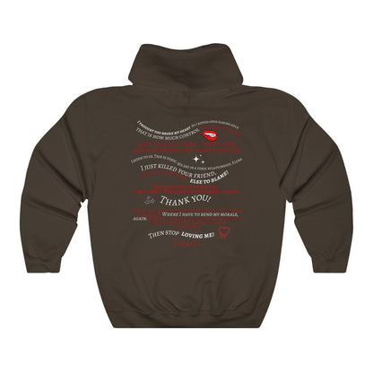 Vampire Diaries Fan Hoodie, TVD Sweatshirt, TVD Fan sweater, Damon & Elena Hoodie, Y2K trendy hoodie, Vampire fan hoodie