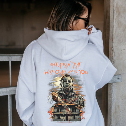 Michael Meyers Hoodie, Michael Meyers Sweatshirt, Halloween Hoodie, Halloween party gift, Horror movie hoodie