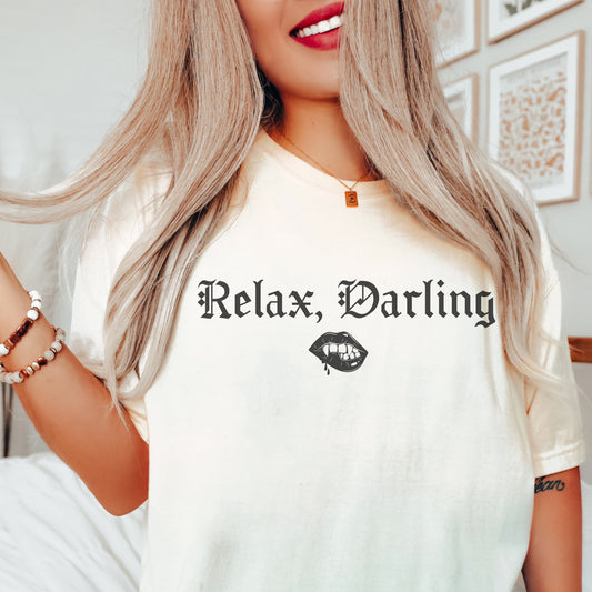 Relax Darling Shirt, Kol Mikaelson shirt, TVD Shirt, TVD fan gift, Vampire shirt, The Originals merch, TVD Fan, The Originals fan