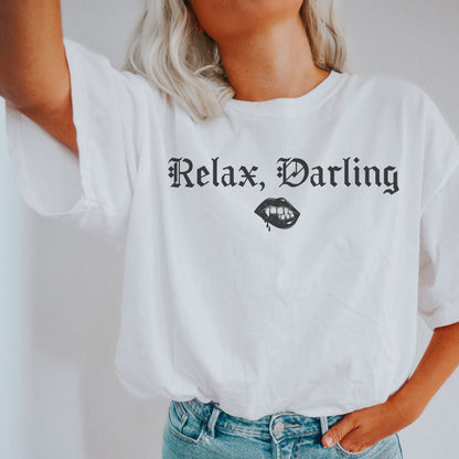 Relax Darling Shirt, Kol Mikaelson shirt, TVD Shirt, TVD fan gift, Vampire shirt, The Originals merch, TVD Fan, The Originals fan