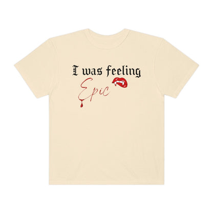 TVD Shirt,  I was feeling epic shirt, Stefan Salvatore shirt, tvd fan gift, The Vampire Diaries shirt, TVD Fan, TVD merch