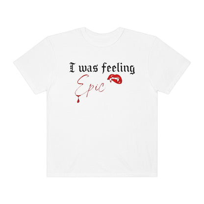 TVD Shirt,  I was feeling epic shirt, Stefan Salvatore shirt, tvd fan gift, The Vampire Diaries shirt, TVD Fan, TVD merch