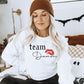 Team Damon Sweatshirt, TVD Sweatshirt, Damon Salvatore Sweatshirt, TVD fan gift, The Vampire Diaries Sweater, Vampire fan gift