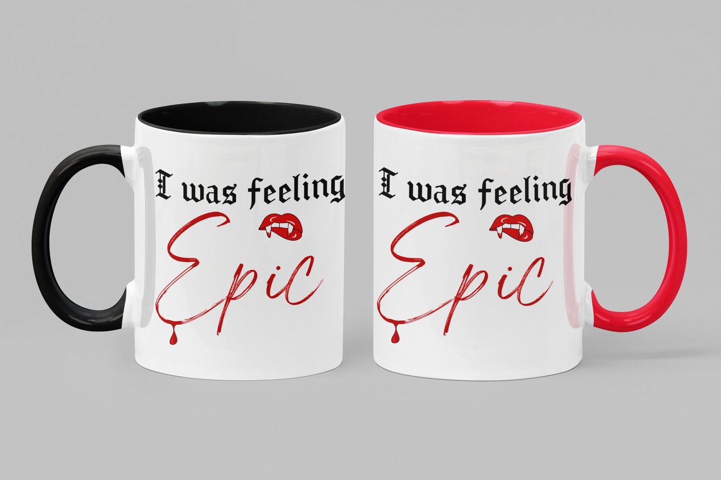 I was feeling epic mug, TVD mug, I was feeling epic coffee mug, The Vampire Diaries Gift, TVD fan gift, Salvatore brothers