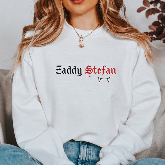 Stefan Salvatore Sweatshirt,TVD Sweatshirt, The Vampire Diaries Sweater, TVD Fan, Tvd merch