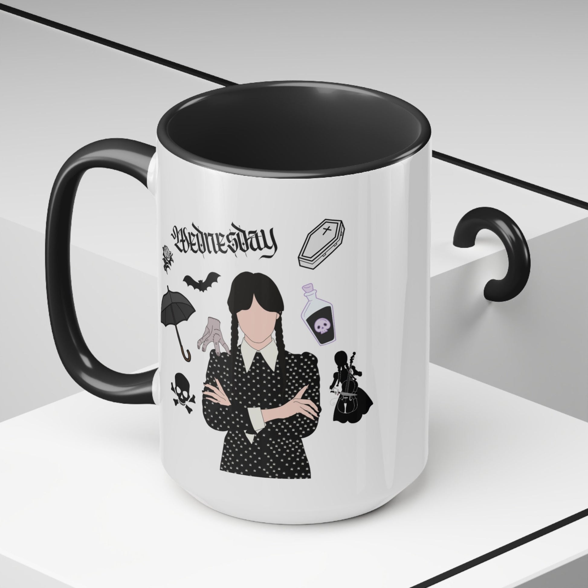 Wednesday Addams Coffee Glass Tumbler