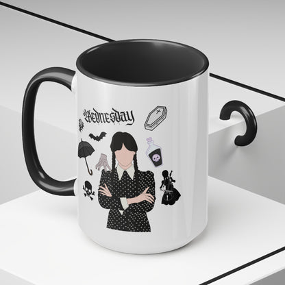 Wednesday Addams Mug, Wednesday Addams, The Addams Family, Halloween Mug, The Addams family mug