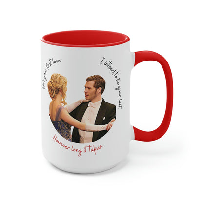 Klaroline Mug, Klaus Mikaleson Valentine's Day gift, Valentine's Day mug, TVD coffee mug, TVD fan gift, Team Klaroline