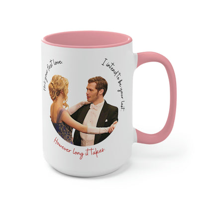 Klaroline Mug, Klaus Mikaleson Valentine's Day gift, Valentine's Day mug, TVD coffee mug, TVD fan gift, Team Klaroline