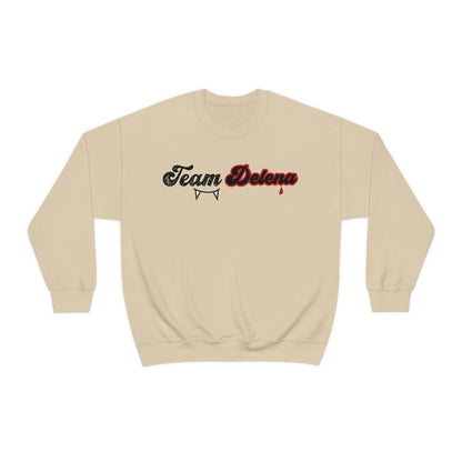 Team Delena Crewneck, TVD Crewneck, Damon & Elena Sweatshirt, Damon Salvatore Sweatshirt, Tvd merch, Tvd apparel