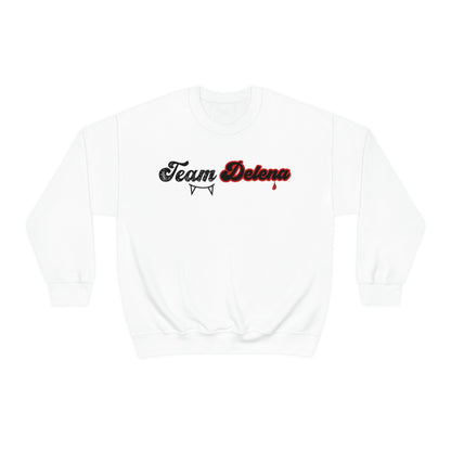 Team Delena Crewneck, TVD Crewneck, Damon & Elena Sweatshirt, Damon Salvatore Sweatshirt, Tvd merch, Tvd apparel