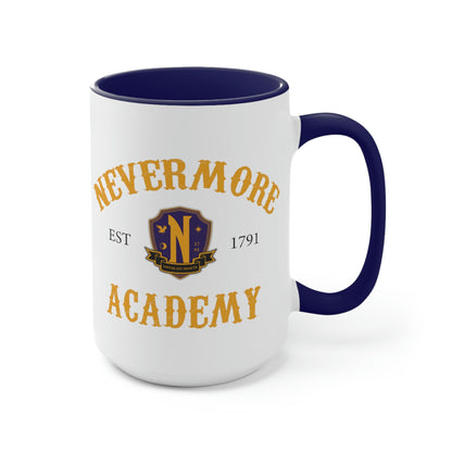 Nevermore Academy Mug, Wednesday Addams Mug, Wednesday mug, Wednesday Addams, Wednesday merch, Horror mug