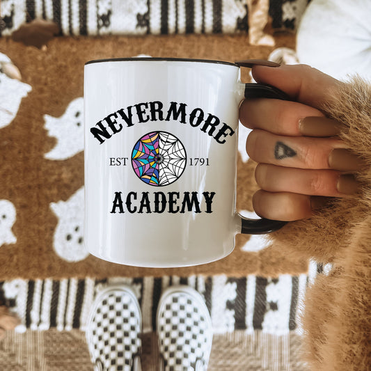 Nevermore Mug, Nevermore Academy mug, Wednesday Addams, Wednesday Addams merch, Wednesday Addams, Horror mug