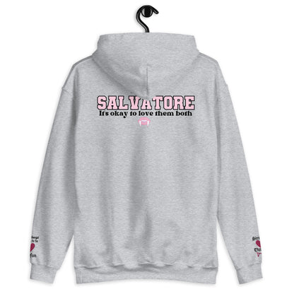 Salvore Hoodie, Tvd sweatshirt, Stefan Salvatore, Damon Salvatore, It's okay to love them both, Mystic Falls hoodie, TVD merch, Tvd gift