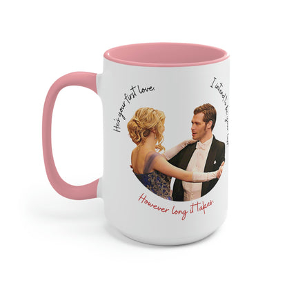 Klaroline Mug, Klaus Mikaleson Valentine's Day gift, Valentine's Day mug, TVD coffee mug, TVD fan gift, Team Klaroline